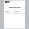 FF-EL-5-A Confidential Employee Profile